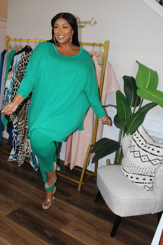 Basic Necessity Top (Jade Green) (Top only)