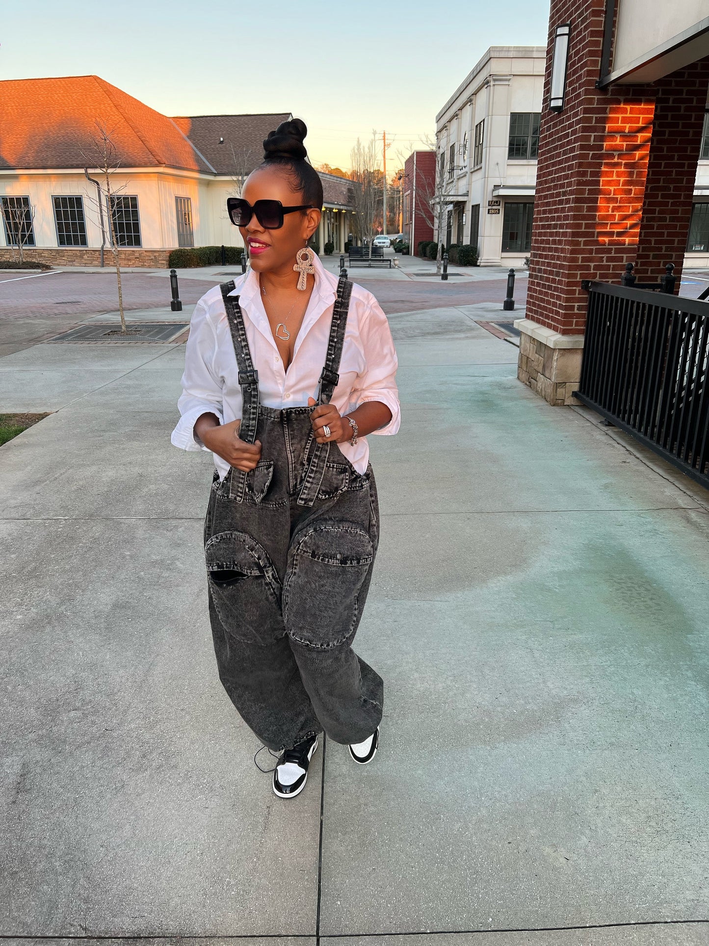 PREORDER: City Girl Jumpsuit (Blue)