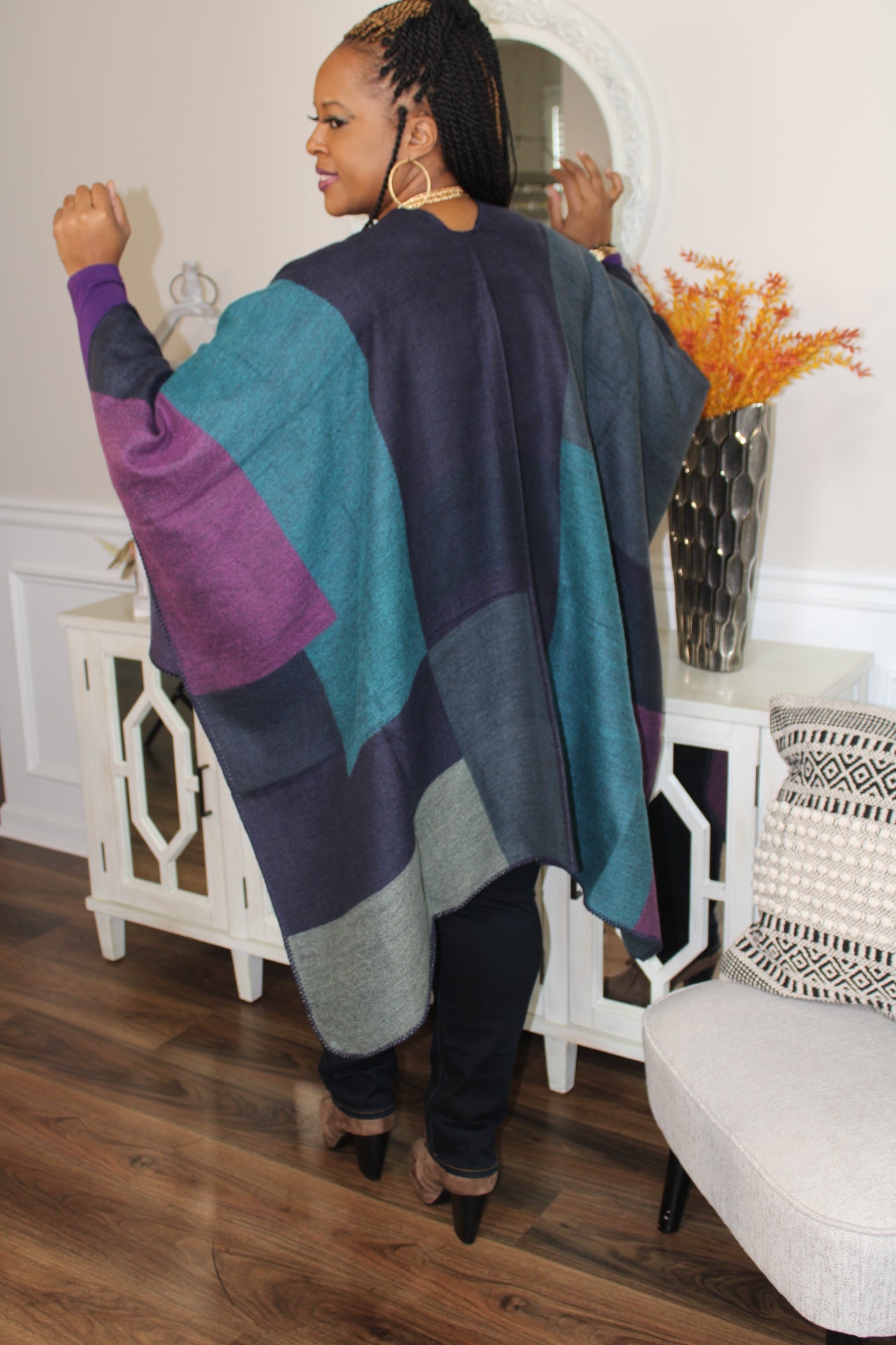 Over The Shoulders (Purple/Blue)