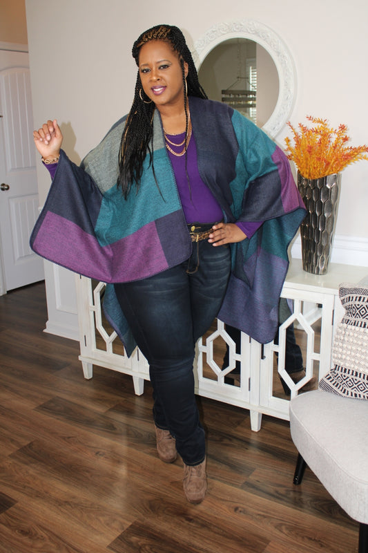 Over The Shoulders (Purple/Blue)