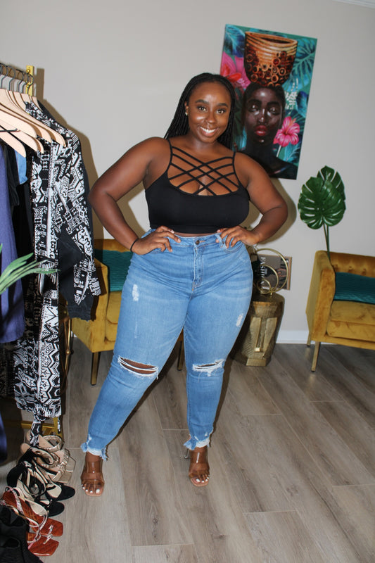 The Distressed Skinnies