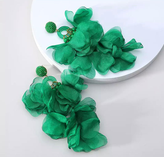 Bushel Earrings (Green)